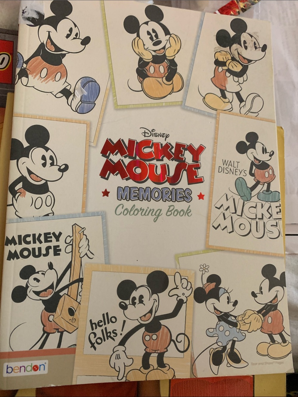 Disney Mickey Mouse Memories Coloring Book